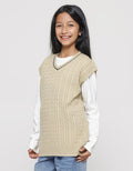 Nevada Vest1 Girls' Sleeves Less Sweater Vest