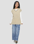 Nevada Vest1 Girls' Sleeves Less Sweater Vest