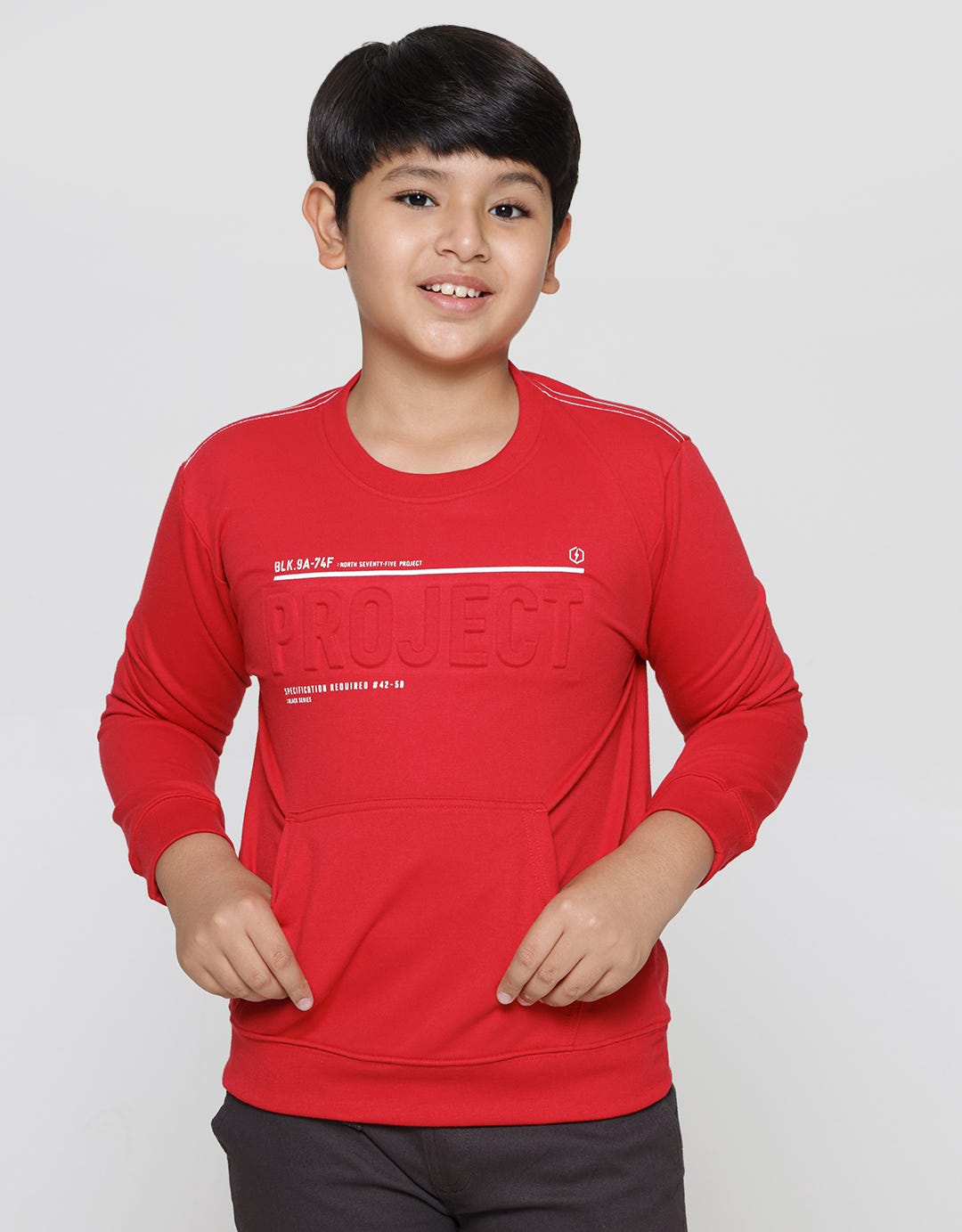 Nevada Emboss Project Sweater Anak Laki-laki