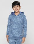 Nevada Sweater Hoodie Rotary Blue Abstract
