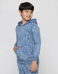 Nevada Sweater Hoodie Rotary Blue Abstract