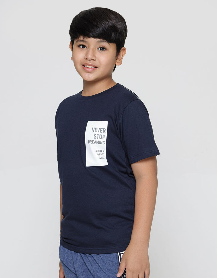 Nevada Short Sleeve T-Shirt Print Never Stop Dreaming
