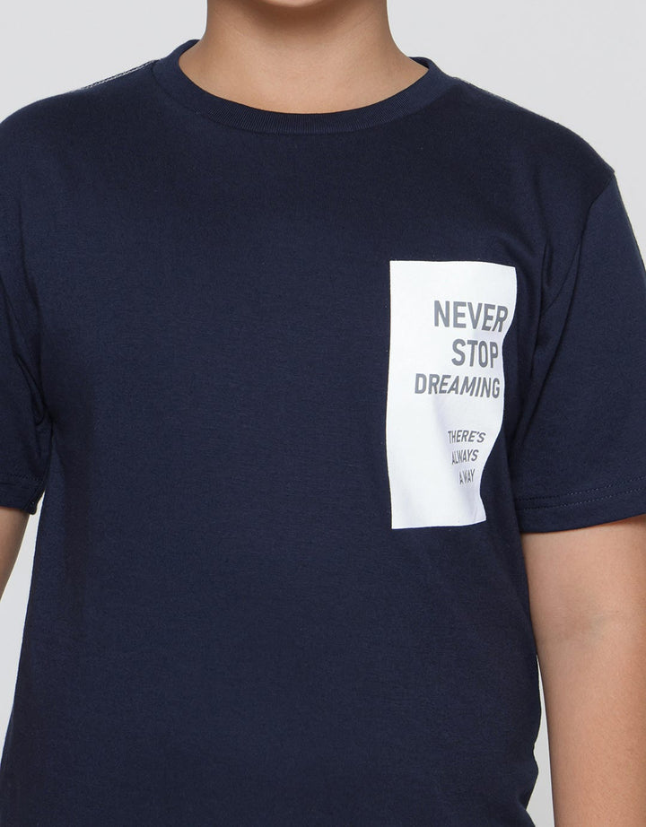 Nevada Short Sleeve T-Shirt Print Never Stop Dreaming