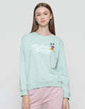 Disney Print Puff Mickey Mouse Sweater for Women