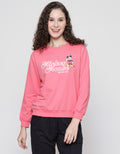 Disney Print Puff Mickey Mouse Sweater for Women