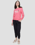 Disney Print Puff Mickey Mouse Sweater for Women