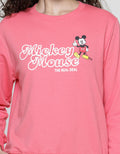 Disney Print Puff Mickey Mouse Sweater for Women