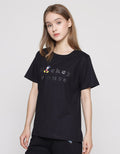 Disney Mickey Mouse Print Kaos Wanita