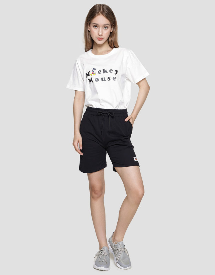 Disney Women's Shorts Print Woven Label