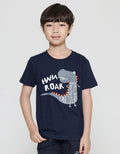 Little M Roar Dino Kaos Anak Laki-laki