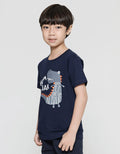 Little M Roar Dino Kaos Anak Laki-laki