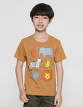 Little M Animal Kaos Lengan Pendek Anak Laki-Laki
