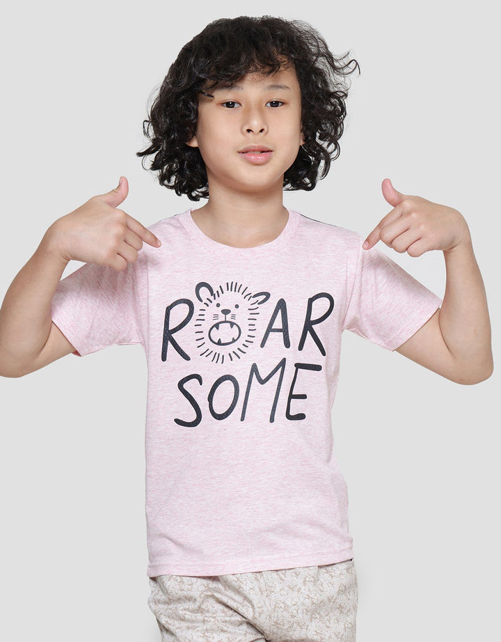 Little M Roar Some Boys Short Sleeve T-Shirt