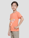 Little M Shark Print Kaos Lengan Pendek Anak Laki-Laki