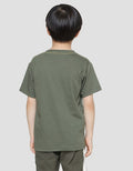 Little M Avocado Cartoon Kaos Anak Laki-laki