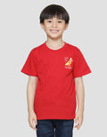 Little M Dino Banana Print Kaos Lengan Pendek Anak Laki-laki