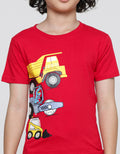 Little M Truck Kaos Lengan Pendek Anak Laki-Laki