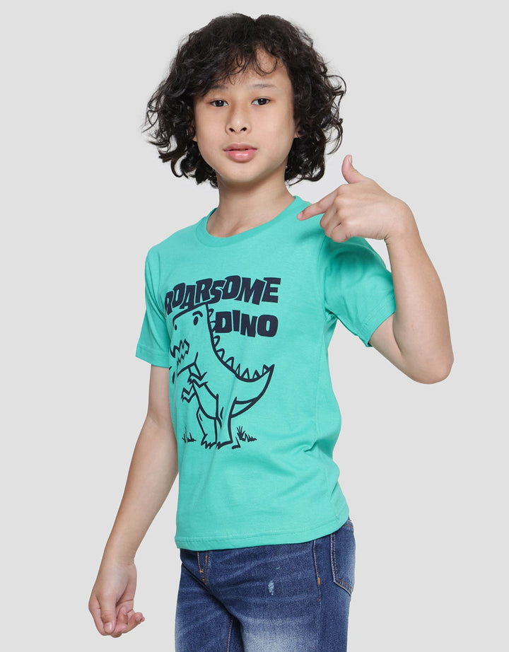 Little M Roarsome Dino Kaos Lengan Pendek Anak Laki-Laki