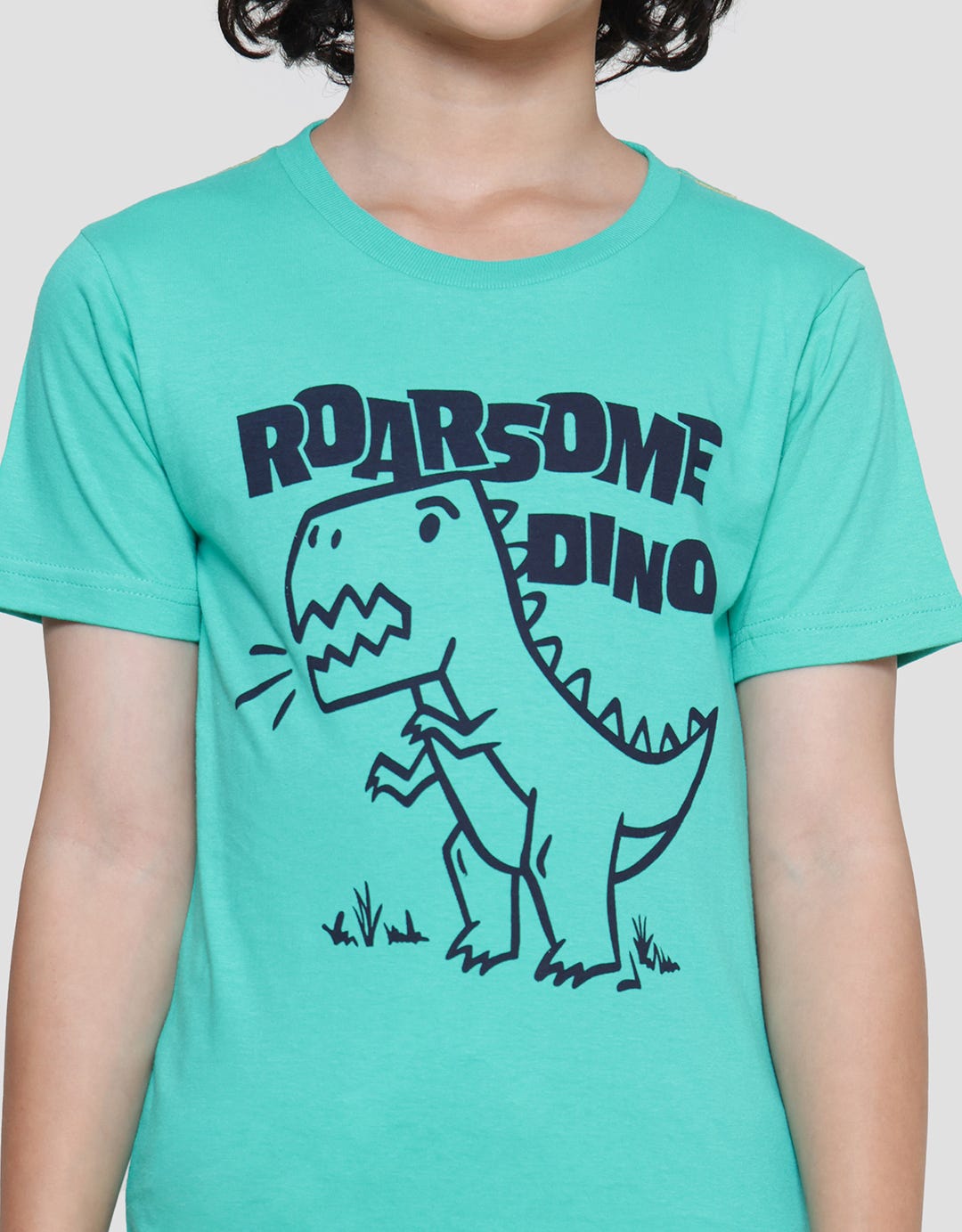 Little M Roarsome Dino Kaos Lengan Pendek Anak Laki-Laki