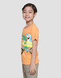 Little M Shark Crocodile Kaos Lengan Pendek Anak Laki-Laki