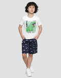Little M Dino Print Best Boys T-shirts