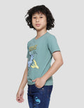 Little M Space Print Kaos Anak Laki-laki