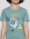 Little M Space Print Kaos Anak Laki-laki