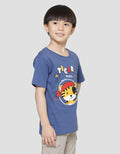 Little M Tiger Pirates Print Kaos Lengan Pendek Anak Laki-laki