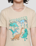 Little M Dino Stronger Kaos Lengan Pendek Anak Laki-laki