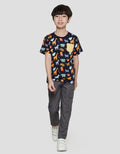Little M Animal Fullprint Kaos Anak Laki-laki