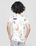 Little M Animal Print Kaos Anak Laki-laki