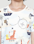 Little M Animal Print Kaos Anak Laki-laki