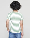 Little M Stripe Kaos Lengan Pendek Anak Laki-Laki