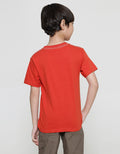 Little M Stripe Print Boys T-Shirt