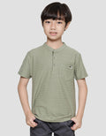 Little M Henley Txt Boys T-Shirt