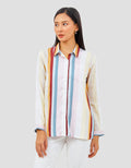 Geela Laruku Stripe Blouse Wanita