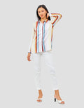 Geela Laruku Stripe Blouse Wanita