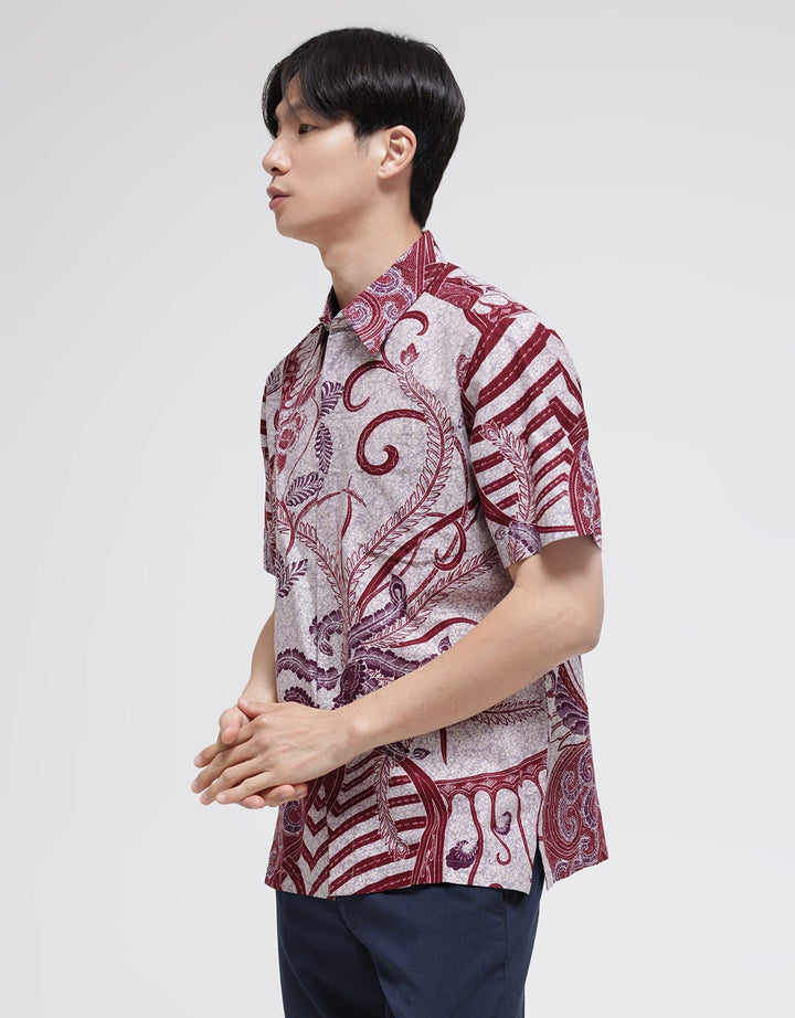 Arjuna Weda Modern 5 Men's Batik Shirt