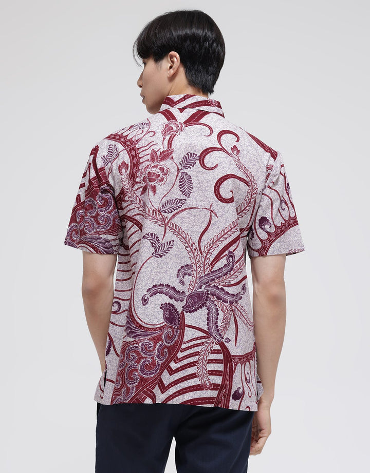 Arjuna Weda Modern 5 Men's Batik Shirt