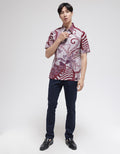 Arjuna Weda Modern 5 Men's Batik Shirt