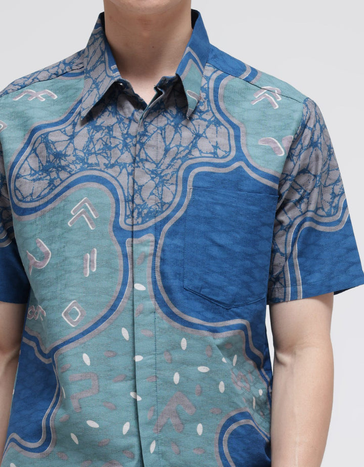 Arjuna Weda Hem Batik Sekat Aksara