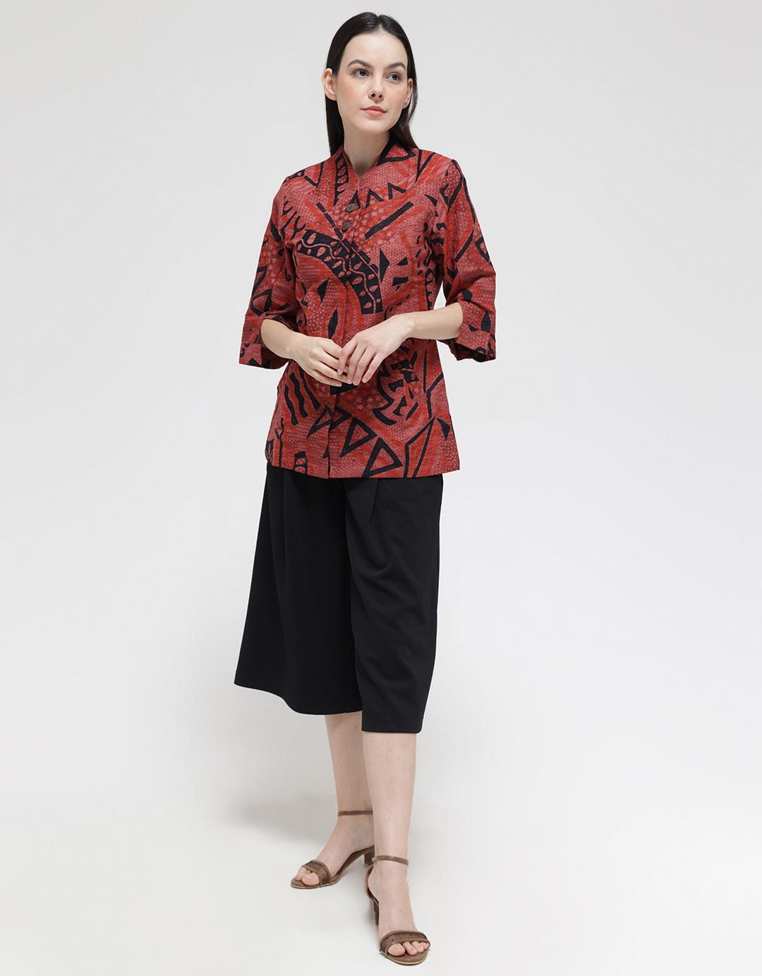 Arjuna Weda Modern Batik Blouse
