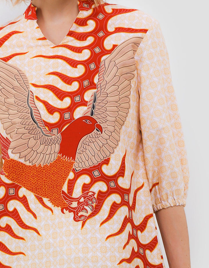 Arjuna Weda Garuda Batik Women's Blouse
