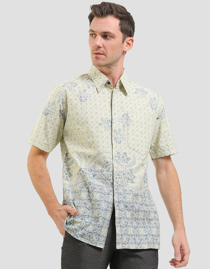 Arjuna Weda Gajah Uling 3 Hem Batik Pria