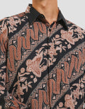 Arjuna Weda Butterfly Slope Batik Shirt