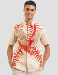 Arjuna Weda Garuda Print Hem Batik Pria