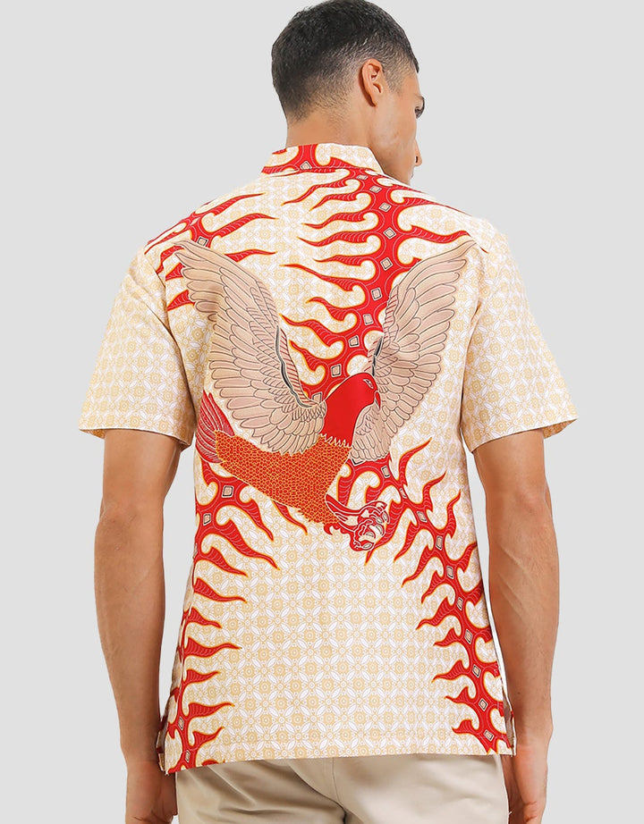 Arjuna Weda Garuda Print Men's Batik Shirt
