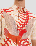 Arjuna Weda Garuda Print Hem Batik Pria