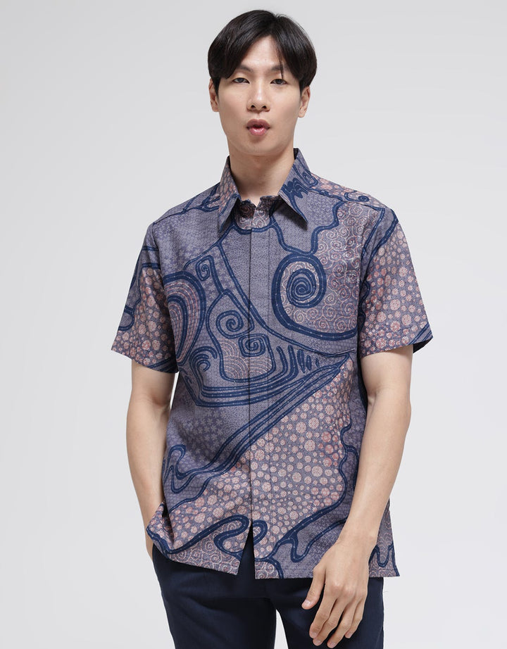 Arjuna Weda Batik Shirt with Sekal Uket