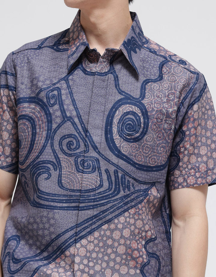 Arjuna Weda Batik Shirt with Sekal Uket